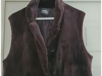 Vintage Fur Vest Womans Small/ Medium