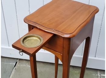 Vintage Smokers Side Table 9 X 11 X 25