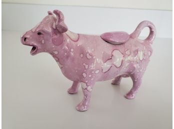 Purple Porcelain Cow Creamer