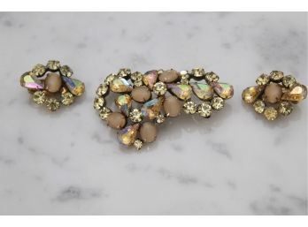 Vintage Schiaparelli Brooch And Earrings -31