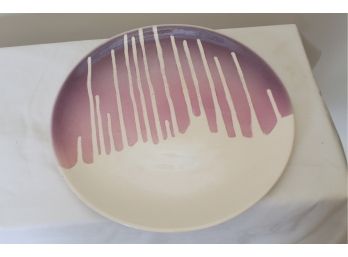 Vintage 1982 'Manete' Signed Dripware Serving Plate