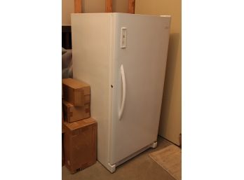 Frigidaire Freezer - 28 X 28 X 60 - Tested & Working  - NOTE: Contents Not Included