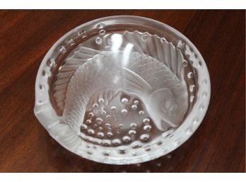 Lalique “Concarneau” Koi Fish Bowl