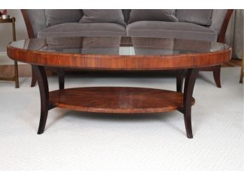 Gorgeous Glass Top Coffee Table 53 X 30 X 19