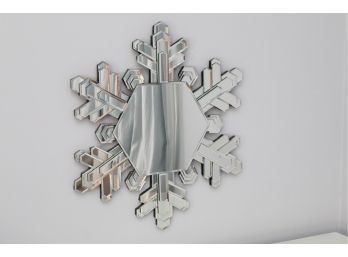 Snowflake Wall Mirror - 27 X 31