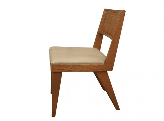 MCM Foster Mcdavid Furniture Inc. Walnut Horsehair Side Chair 14 X 16 X 23