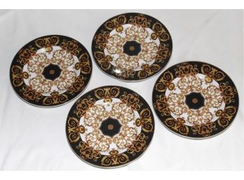 Set Of 4 Versace Rosenthal 'Barroco' Plates