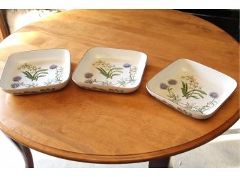 Trio Of Spode 'Stafford Flowers' Casserole Dishes