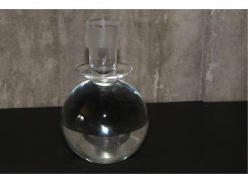 Signed Glass Decanter