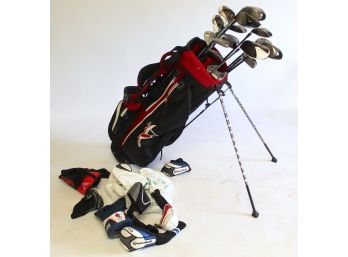 Golf Clubs, Bag & Balls