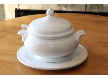 Bloomingdales Soup Tureen With Tray (Missing Ladle)