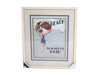 Jones Beach 1936 Sally Ray Cairns Decor Print 21 X 25