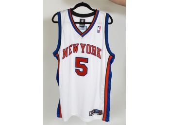 NY Knicks Tim Thomas Signed Jersey Size 44