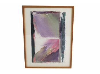 Hubert Taylor 'Untitled Mohave II' Framed Fabric Art 18 1/2 X 24 1/2