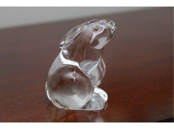 Baccarat Crystal Bunny Rabbit Figurine