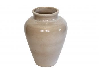 Large Glazed Clay Vase 18 X 28