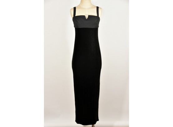 WOW!!! Ralph Lauren Black Velvet Dress - Size 6 (GCC13)
