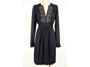 Stella McCartney Long Sleeve Silk Dress - Size 40 - GCC30