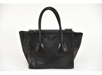 Prada Black Shoulder Tote With Authenticity Card And Dustbag (GCB37)