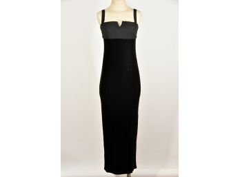 WOW!!! Ralph Lauren Black Velvet Dress - Size 6 (GCC13)
