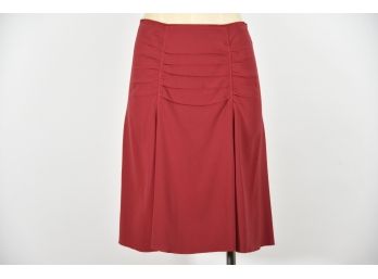 Prada Red Skirt - Size 40 (GCC44)