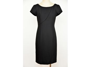 Armani Collezioni Short Sleeve Black Dress - Size 6 (GCC4)