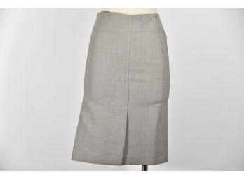 Gunex For Bergdorf Goodman Grey Skirt - Size 38/2 (GCC49)