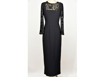 Roland Klein Black Lacey Long Sleeve Dress (GCC14)