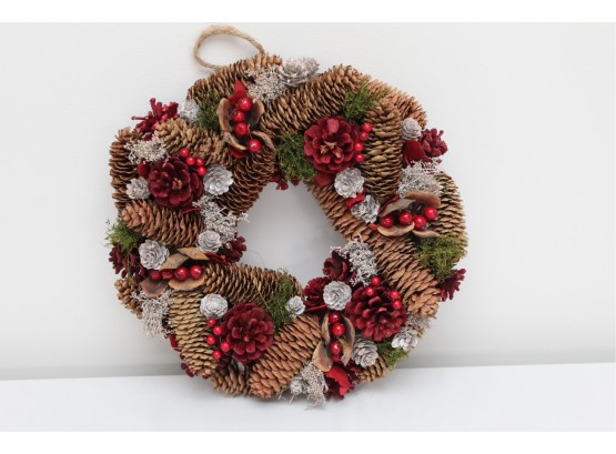 Lovely Pinecone Wreath -4