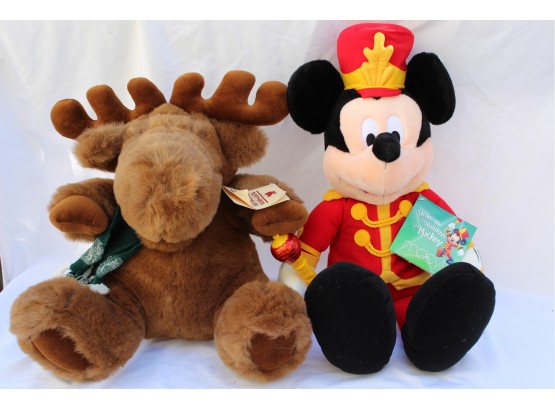 Macy's Mickey And Reindeer Stuffed Animals