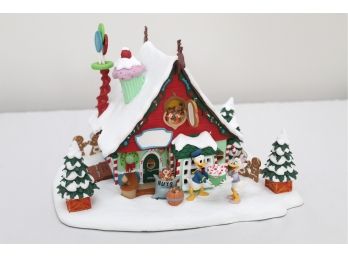 Disney Winter Wonderland 'Christmas Candy Cottage' By Danbury Mint W/ Original Box