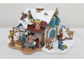 Disney Winter Wonderland 'Pete's Blacksmith Shop' By Danbury Mint W/ Original Box