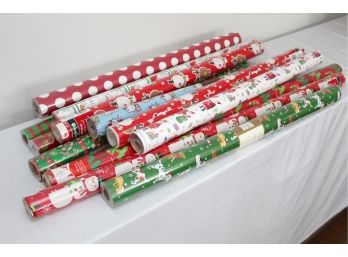 12 Rolls Of New Gift Wrapping Paper -44
