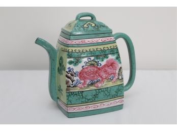 Vintage Hand Painted Asian Tea Pot