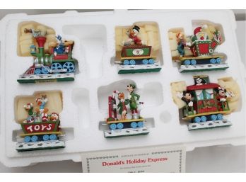 Disney Winter Wonderland 'Donald's Holiday Express' By Danbury Mint