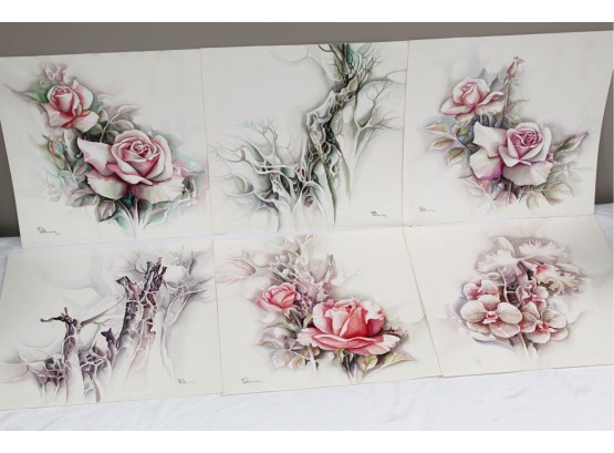 Flower Watercolors (Unframed)