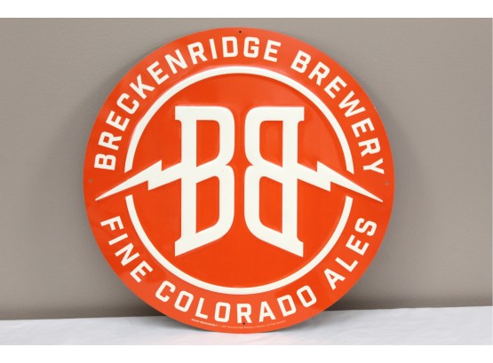 Breckenridge Brewery Tin Sign 16 Inches