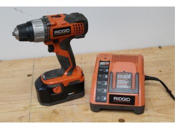 RIDGID Drill With Battery Tested And Working
