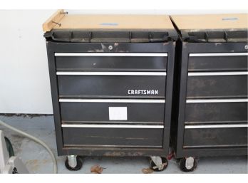 Craftsman Tool Chest 1 With Contents (Left) 27 X 18 X 37 1/2