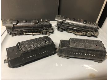 Vintage Lionel Trains Engine 2026 & 1664 With Tenders