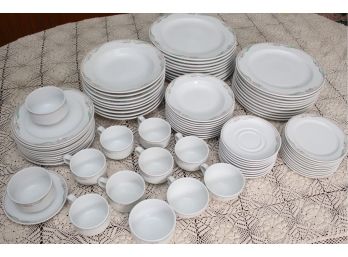 Royal Porcelain Dish Set 80 Pieces Total