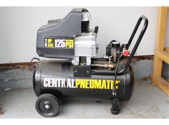 Central Pneumatic 125 PSI Air Compressor Tested And Working 25 X 10 X 25