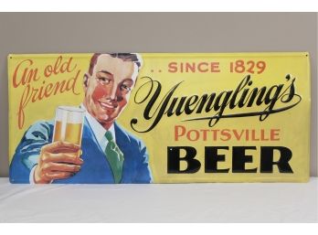 Pottsville Beer Tin Sign 39 X 17