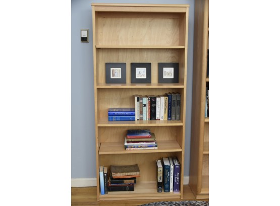 Wood Book Shelf (shorter) 30 X 12 X 66