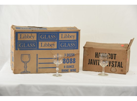 Two Boxes Of Glasses