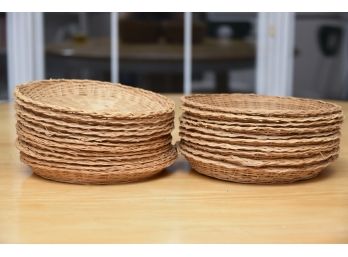 22 Wicker 9.5' Charger Plates