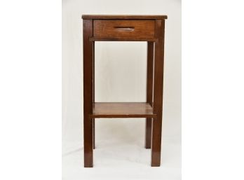 Wooden Side Table 15.5 X 13.5 X 28.5