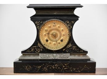 Antique Mantle Clock 15 X 13