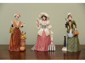 Trio Of Avon Albee Award Figurines