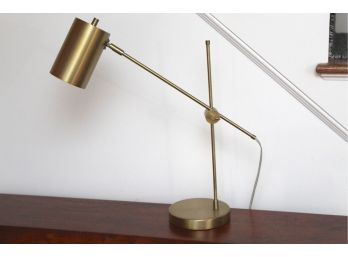 Gold Tone Cantilever Lamp